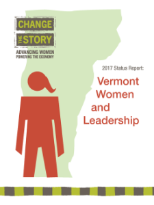 cover image with outline of Vermont and female-identified figure and CTS logo