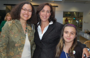 VLS professor of constitutional law, Cheryl Hanna, daughter Samira Henninge and Dawn Ellis